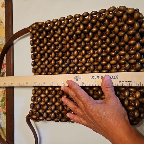 The Sak Brown Beaded Crossbody Bag - Picture 8 of 9